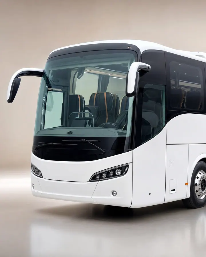 Island Trip coach ready for a corporate group